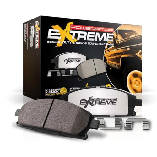 Power Stop Z36-976B Z36 Truck & Tow Front Carbon-Fiber Ceramic Brake Pads