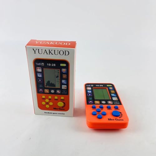 YUAKUOD Handheld game consoles, Retro Mini Game Machine, Handheld Game Console with 400 Classical FC Games 2.8-Inch Color Screen Support for TV Output, Gift Birthday