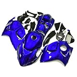 XLYPARTS Injection Body Kit Fairings For Suzuki Hayabusa GSXR1300 2008 2009 2010 2011 2012 2013 2014 2015 2016-2020 Fairing Kit ABS Plastics Motorcycle Bodywork Bodyframe(Blue)