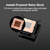 ASUS ROG RYUJIN III WB CPU Water Block-Intel LGA 1700, 1200, 115X, AMD Socket AM4, AM5 Asetek Copper Cold Plate Black, 178 Micro-Cooling, 3.5Inch Full Color LCD Display, Embedded VRM Fan, ROG Fittings