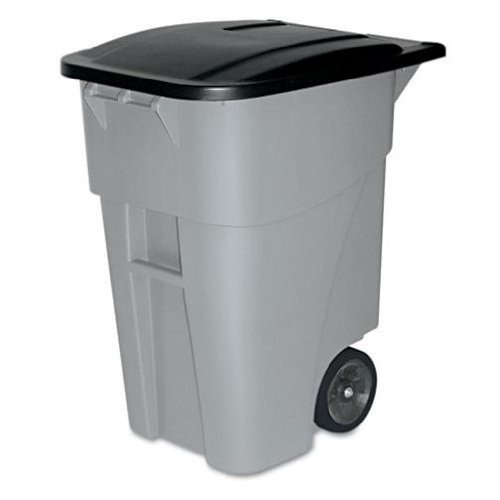 Rubbermaid Commercial Products Inc. 50 Gallon Brute Rollout Cont Gray