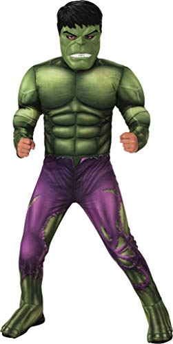 Rubie's Boy's Marvel Avengers Deluxe Hulk Costume, Medium