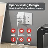 THIRDREALITY ZigBee Smart Plug 4 Pack with Real-time Energy Monitoring,15A Outlet, Zigbee Repeater,ETL Certified,ZigBee Hub Required,Work with Home Assistant,Compatible Echo Devices and SmartThings