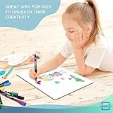 Scribbledo 24 Small White Board Dry Erase Boards Classroom Pack Mini White Boards 9" x12” Double Sided Personal Whiteboards for Students Teachers School Supplies Lapboards 24 Mini Erasers Incl