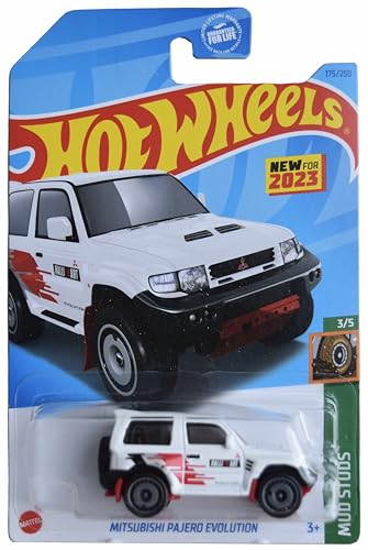 Hot Wheels Mitsubishi Pajero Evolution, Mud Studs 3/5 [White] 175/250
