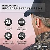 Pro Ears Stealth 28 Ear Plugs for Shooting, Electronic Ear Protection for Shooting, Shooting Earbuds, Shooting Ear Buds, Hearing Protection, Shooting Hearing Protection