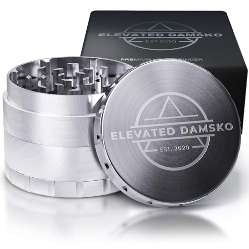 Elevated Damsko 2.5" Premium Stainless Steel Spice Mill/Grinder