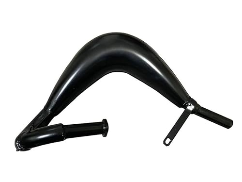 Real MZ65 Performance Pipe for 80cc 100cc Motorized Bicycles (Black)