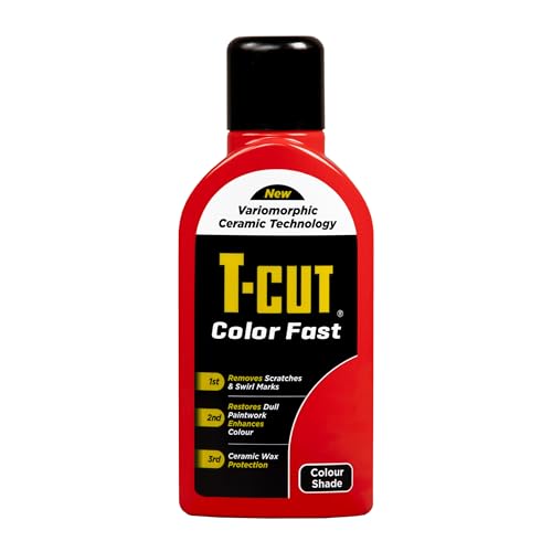 T-Cut Light Red Scratch Remover Color Fast Paintwork Restorer Car Polish, 13 Colors Available, 17 Fl Oz