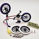 TAILWHIP Finger Bike BMX, Bicycle Toy Steel Alloy with Original Personalized Accessories for Dizzying Tricks, Compatible with Tech Deck Fingerboards, Scooters & Skate Parks, (Oil)