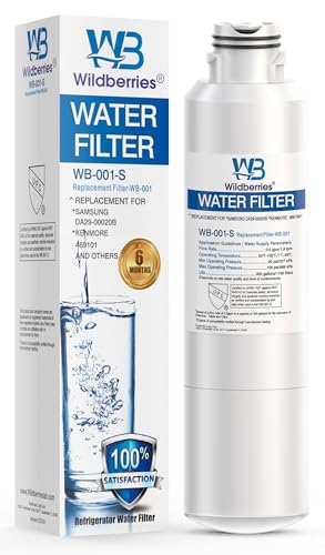 RS25J50 Replacement for Samsung Fridge Water Filter Compatible with Samsung RS25J50, DA29-00019A, DA-97-08006A-B, RH22H9010SR, HAF-CIN/EXP, Kenmore 46-9101, HAF-CIN/EXP, Pack of 3