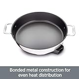 All-Clad Electrics Stainless Steel and Nonstick Surface Skillet 7 Quart 1800 Watts Temp Control, Cookware, Pots and Pans, Oven, Broil, Dishwasher Safe