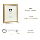 The Office Merchandise Motivational Photo Frame Wall Art The Office Quote Poster for Coworker, Friend or The Office TV Show Fans, (8" X 10")