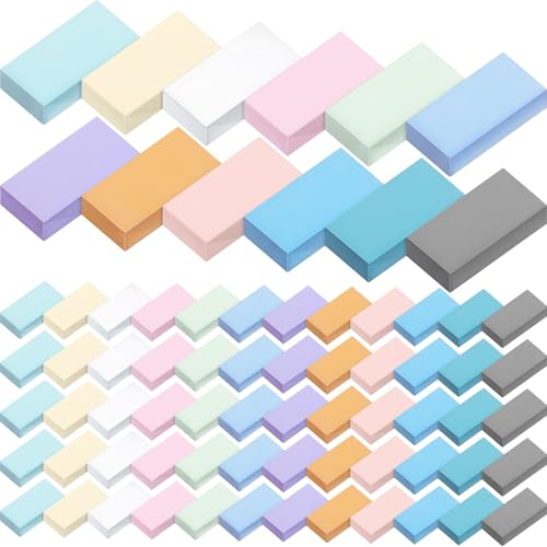 Resurhang 144 Pcs Bulk Erasers for Kids Pencil Erasers First Day of School Gifts for Student Pastel Colors Neon Colors Cute Party Favor for Classroom Art Office, Back-to-school Supplies(Stylish Color)