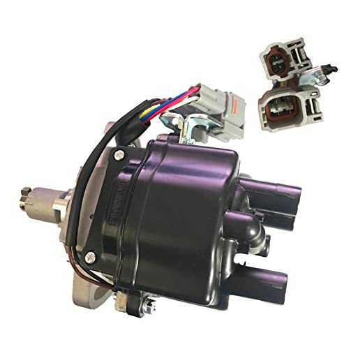 VPLYNWQKZ Ignition Distributor 19020-11380 Compatible with Toyota Corolla Starlet P9 1.3 Benzin 4EFE Motor 55KW Bj 1999 02920-1641 Verteiler