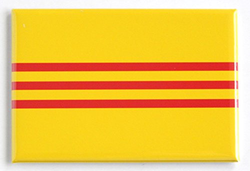 Flag of South Vietnam Fridge Magnet (2.5 x 3.5 inches)