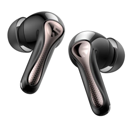 SoundPEATS Air5 Pro Adaptive Hybrid Noise Cancelling Wireless Earbuds, Qualcomm Snapdragon Sound, aptX™ Lossless, LDAC LE Hi-Res Audio, 6 Mics AI CVC 8.0 Call, 37H Playtime, IPX5 Waterproof, BT 5.4