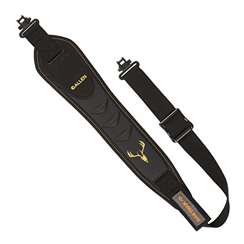 Allen Company Boulder BakTrak 2-Point Rifle and Shotgun Sling - Rubber Grip with Swivels - Ideal for Hunting and Shooting - Gun Strap - Tested up to 300 Lbs. - Black