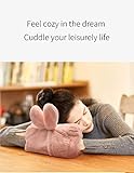 Milkycat Cute Hot Water Bottle with Soft Cover，Portable Rechargeable Electric Hot Water Bag for Menstrual Cramps，Hot Compress Heating Pad,Plush Bunny Hand Warmer（Spring Expressive Gift