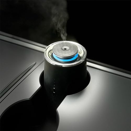 Vohu Smart Oil Diffuser – 2-in-1 for Car & Home, Waterless & Natural Aromatherapy, Auto-On Vibration Sensor, Quiet, USB-C Rechargeable, 2000mAh Battery
