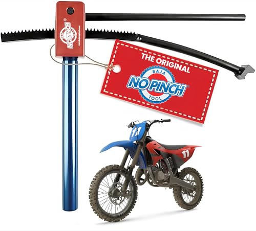 Baja No Pinch Tool Original Tire Changing Kit – Dirt Bike Tire Changing Tools for Enduro and Motocross – Compact Tool for 16" to 21" Wheels – Prevents Tube Pinching – Fits 20mm Axles