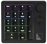 Glorious GMMK Macro Pad - Black Mechanical Numpad - 10 Key USB Keypad - Hotswap, Programmable Volume Knob, RGB Backlit, Wired & Wireless Bluetooth- Gaming Keyboard Number Pad