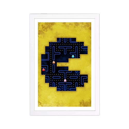 Entertainment and Hobbies Framed Wall Art Prints 'Classic Arcade Game'