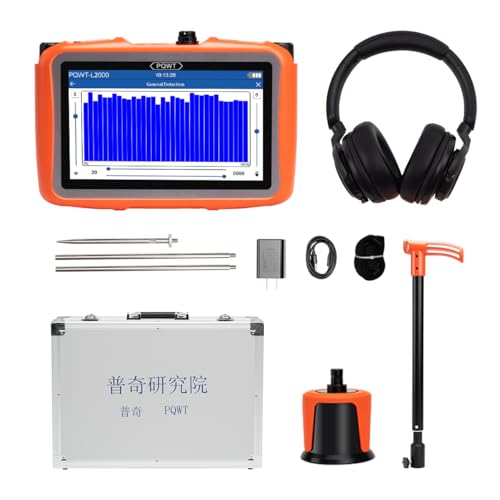 PQWT L2000 Plumber Tool Pipe Water Leak Detector for 5M Different Pipeline Outdoor