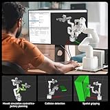 Yahboom 7Axis Collaborative Robot Arm Jetson Orin Nx 16GB 100TOPS AI Visual Recognition, Movelt, APP Control,ROS Education with Adaptive Gripper