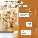 Malaysian Pie Tee Maker, Reusable Top Hats Mold for Nyonya Baking Egg Tart Mould, Kitchen Bakeware Fried Tool Gadget