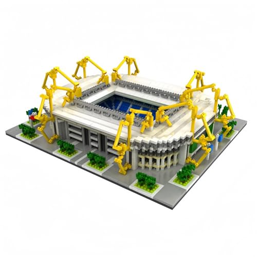 Build Your Favorite Football Stadium with Germany Soccer Stadium Micro Mini Building Block Toy - Ideal for Adult Decor and a Challenging Art Project