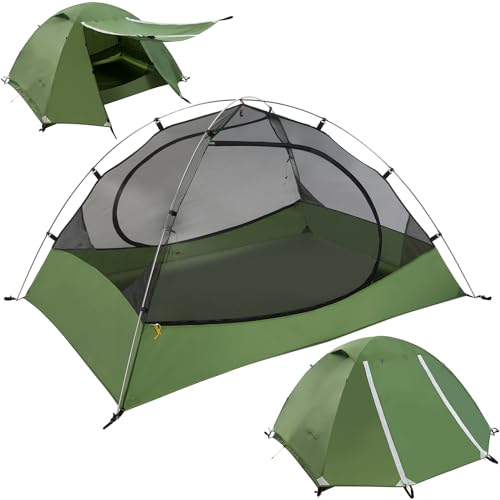 Clostnature Polaris Lightweight Backpacking Tent - 4 Person Ultralight Waterproof Camping Tent, 3 Season Large Size Easy Setup Tent for Family, Outdoor, Hiking and Mountaineering