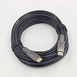 SkyeySnail 10ft / 3m 8K Fiber Optic HDMI Cable, Micro HDMI to HDMI 2.1, Detachable Type A+D, 48Gbps Ultra Speed, HDR, 3D, eARC, in Wall CL2 / CL3 Rated, Slim and Flexible HMDI 2.1 Cable.