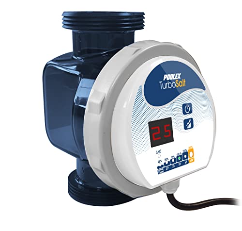 POOLEX - Turbo Salt - Compact pool electrolysis system - Suitable for all filter types - Natural water treatment - Up to 60 m3 - Automatic maintenance - 4 operating modes - Model 600