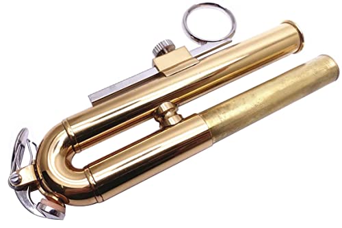 Jiayouy Trumpet 3rd Valve Tuning Silde Assembly for Brass Bb Trumpet Instrument Gold