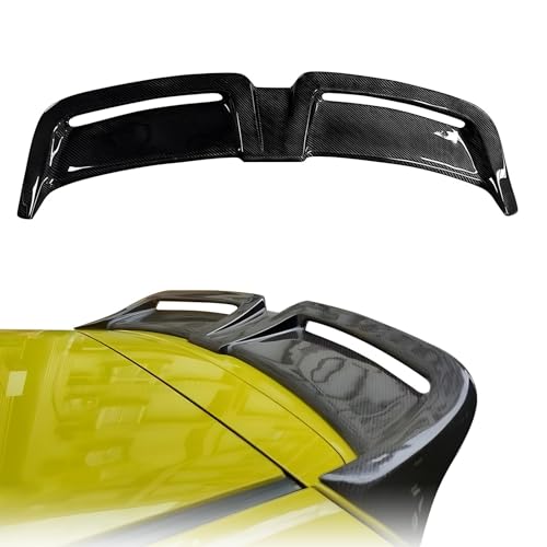 Car Decklid Spoiler Splitter Rear Wing Compatible with Suzuki Swift Sport ZC33S 2018-2023, Carbon Fiber Rear Lip Spoiler