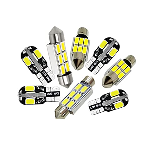 18X Canbus Car LED Lamp Interior Dome Map Lights Bulb Kit,for Skoda,for Octavia 1 2 3 MK1 MK2 MK3 Sedan Combi 1996+