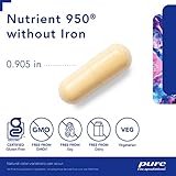 Pure Encapsulations Nutrient 950 Without Iron | Supplement to Support Cardiovascular, Immune, and Cellular Health, Bones, Hormone Metabolism, and Carbohydrate Utilization* | 360 Capsules