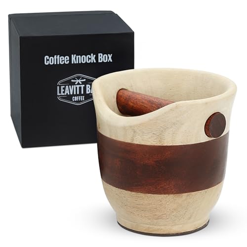 Wood Knock Box for Coffee - Espresso Knock Box, Coffee Knock Box, Knock Box Tamping Station, Espresso Puck Knock Box, Coffee Puck Knock Box