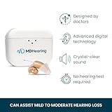 MDHearing NEO XS Hearing Aids for Seniors, Completely-In-The-Canal Rechargeable Design, Virtually Invisible, All-Day Comfort, Crystal-Clear Sound by MDHearing, Fits with Glasses …