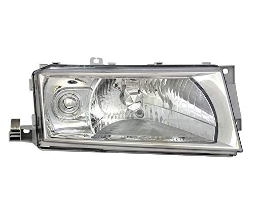 V-MAXZONE PARTS Right Headlight compatible with Skoda Octavia 1 Facelift 2000 2001 2002 2003 2004 VP1349P Front Car Light Lamp Headlamp Passenger Side Headlights Assembly Projector Chrome LHD