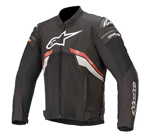 Alpinestars T-GP Plus R V3 Air Men's Street Motorcycle Jackets - Black/Red Fluorescent/White/Medium