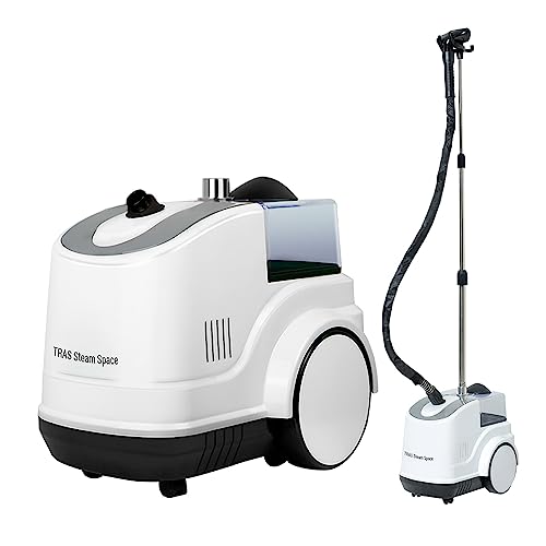 TRAs steam space professional steamer for clothes with 3L water tank, durable antioxidant heater, 1600W powerful garment steamer for commercial and home use.