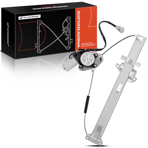 A-Premium Power Window Regulator Replacement for Honda Fit 2007 2008 Front Left with Motor