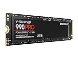 SAMSUNG 990 PRO SSD NVMe M.2 PCIe Gen4, M.2 2280 Internal Solid State Hard Drive, Seq. Read Speeds Up to 7,450 MB/s for High End Computing, Gaming, and Heavy Duty Workstations, MZ-V9P2T0B/AM