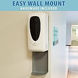 iTouchless Sensor Sanitizer Dispenser with Wall Mount, 1000 ml Capacity, Accommodates Gel, Liquid, Alcohol, Touchless and Automatic for Lobbies, Stores, Schools, Healthcare