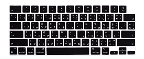 MMDW Thai Silicone Keyboard Cover for MacBook 2025 13" 15" Air M4 A3240 A3241 A2941/2023 Pro14 A2779/Pro16 A2780/2021 Pro 14" 16" A2442 A2485 for MacBook Air/Pro Retina,13-13.3" Notebook