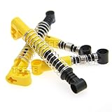 TEESE 20pcs Shock-Absorber Compatible with Technic-Parts, 6L/9.5L MOC Car-Truck-Wheel Replacement-Parts (Random Color)