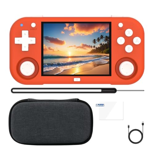 ConsoleXpress XUMINI M Retro Handheld Gaming Console, 2.8-Inch 640 * 480 IPS Screen Cortex-A53 Linux System 64G Portable Rechargeable Arcade Video Game Consoles