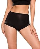 Barbra Lingerie Womens Briefs Underwear Tummy Control Panties S-Plus Size 4 Pack Girdle Panty (XL)